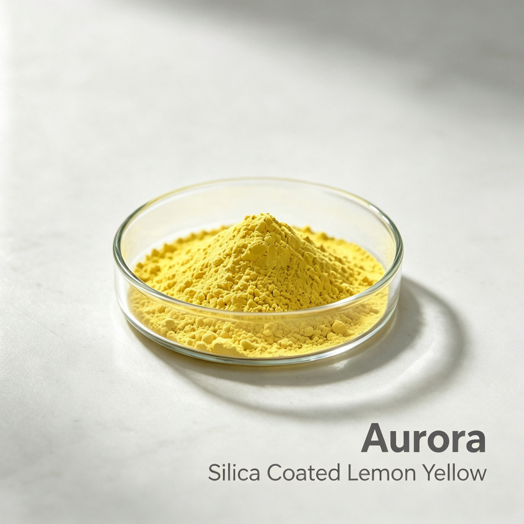 Silica Coated Lemon Yellow