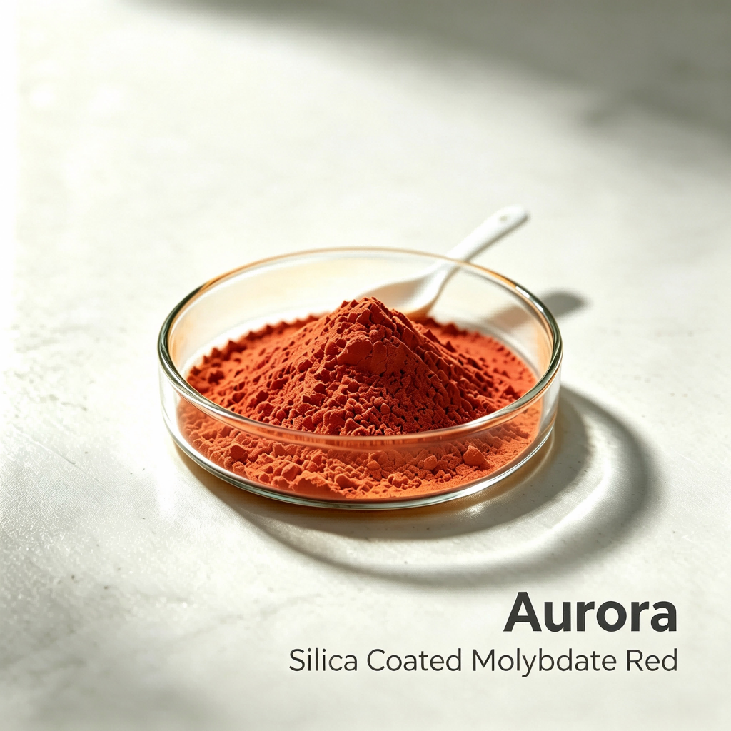 Silica Coated molybdate red